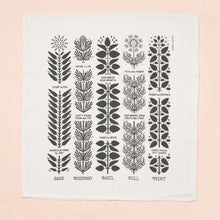 Load image into Gallery viewer, Modern Sprout - Oversized Tea Towel: Herbal Harvest