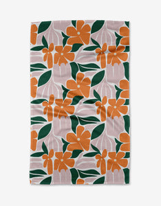 Geometry - Modern Floral Tea Towel