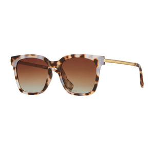 Everly -Matte Ivory / Gold / Grad Brown Polarized