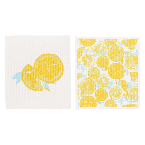 LEMON SLICES Reusable Sponge-Cloth