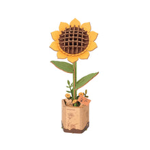 Load image into Gallery viewer, 3D Wooden Flower Puzzles: Sunflower
