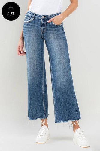 Cammi Crop Wide Leg Jean (Curvy)
