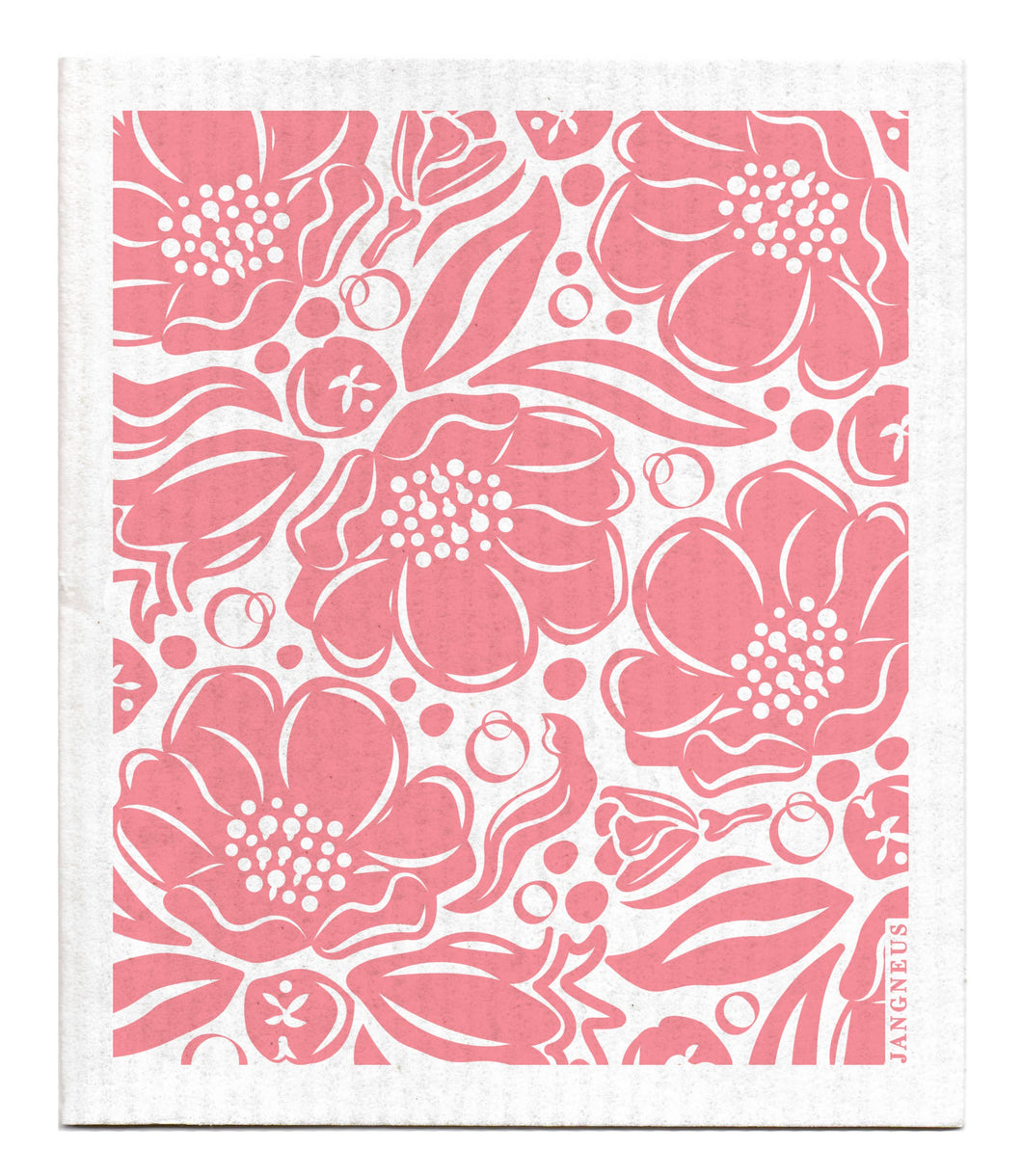 Jangneus - Swedish Dishcloth - Flora - Blush Pink