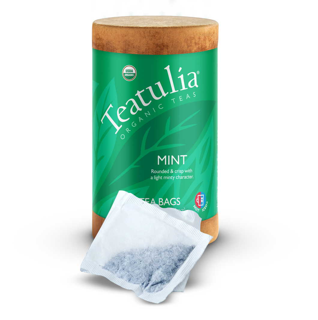 Teatulia Organic Teas - Mint Herbal Tea 30ct