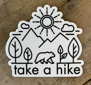 Made of Mountains - Take a Hike Sticker