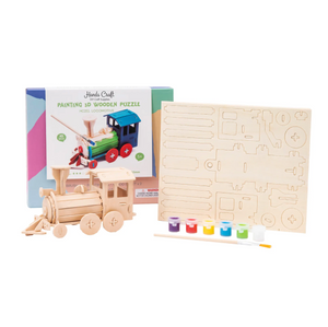 3D Wooden Puzzle Paint Kit