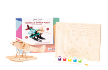 Load image into Gallery viewer, 3D Wooden Puzzle Paint Kit
