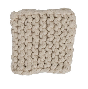 Cotton Crocheted Coasters-Square