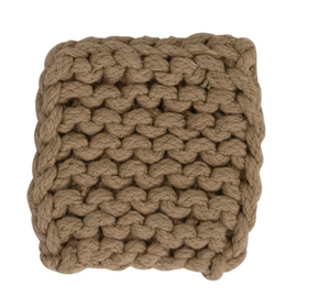 Cotton Crocheted Coasters-Square