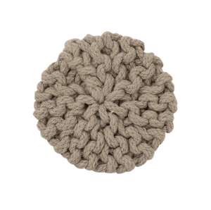 Cotton Crocheted Coasters-Round