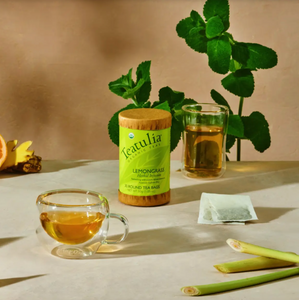Teatulia Organic Teas - Lemongrass + Bay Leaf Herbal Tea 30ct